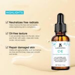 Vitamin CE Serum with Ferulic Acid – Brightening & Firming Serum for Face – Anti-Aging & Spot Corrector (1 oz) - Image 2
