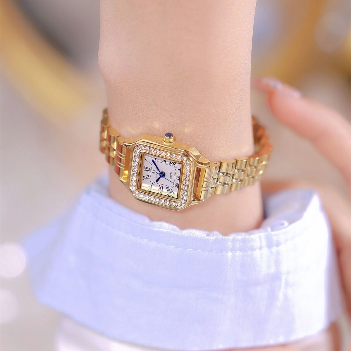 Affordable Luxury Fashion Stainless Steel Women's Watch - Image 3