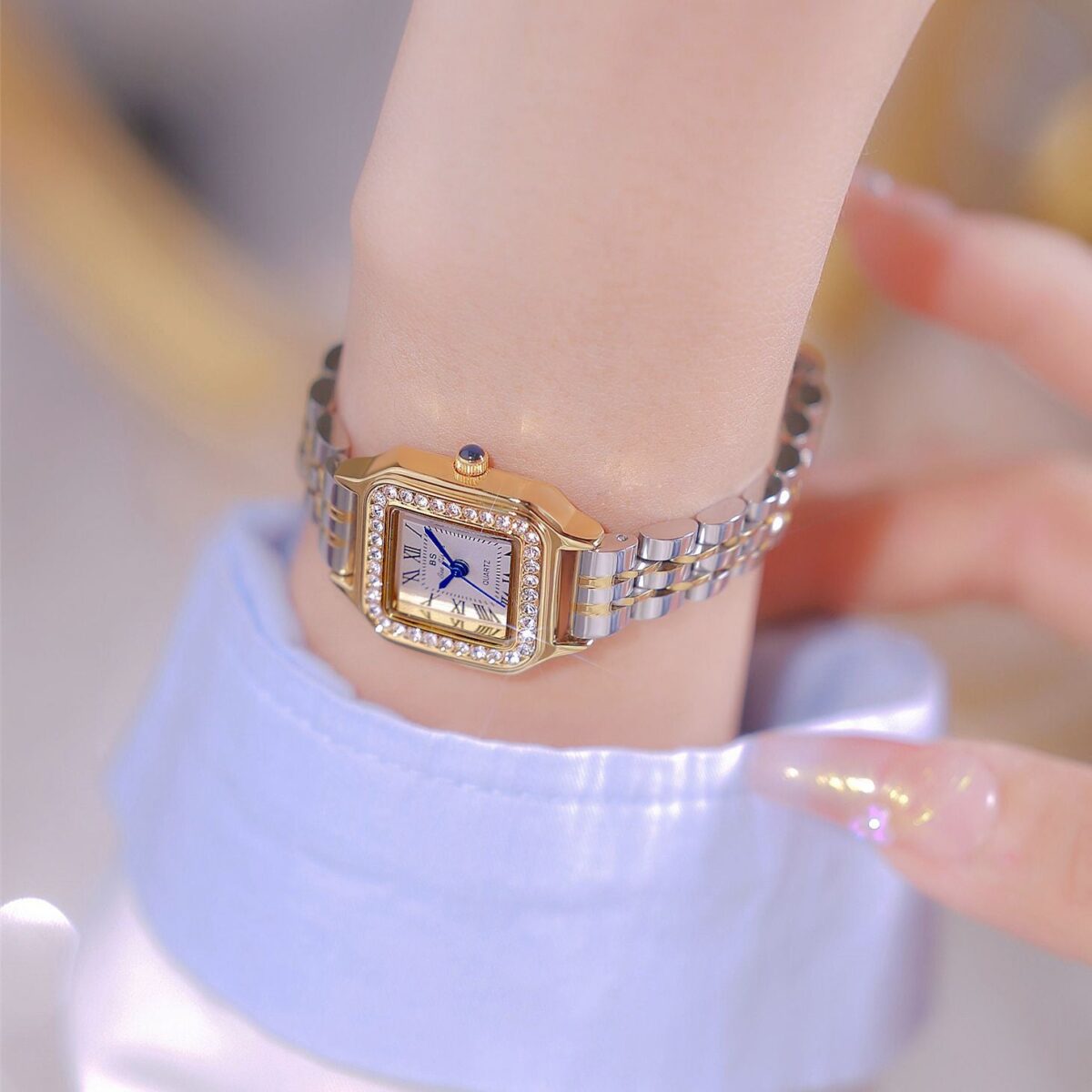Affordable Luxury Fashion Stainless Steel Women's Watch - Image 2